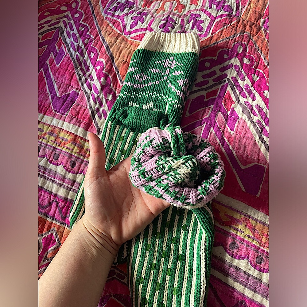 Free People Snowflake Slipper Socks NWOT - Picture 4 of 5